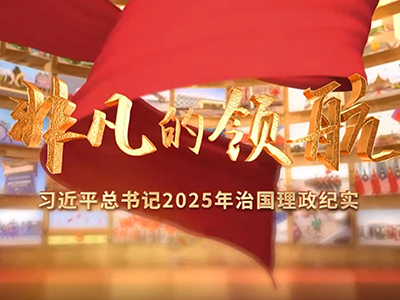 电视专题片《非凡的领航——习近平总书记2025年治国理政纪实》